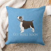 イングリッシュスリンガースパニエル犬が早く元気になる クッション (ブランケット)