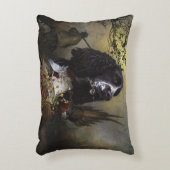 イングリッシュスリンガースパニエル犬とキジ アクセントクッション (正面(垂直))