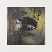 イングリッシュスリンガースパニエル犬とキジ タペストリー (正面(横))