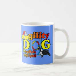 イングリッシュスリンガースパニエル犬アジリティギフト コーヒーマグカップ