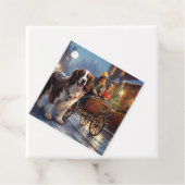 イングリッシュスリンガースパニエル犬クリスマスフェスティバルシーズン フェイバータグ (インサイチュ)