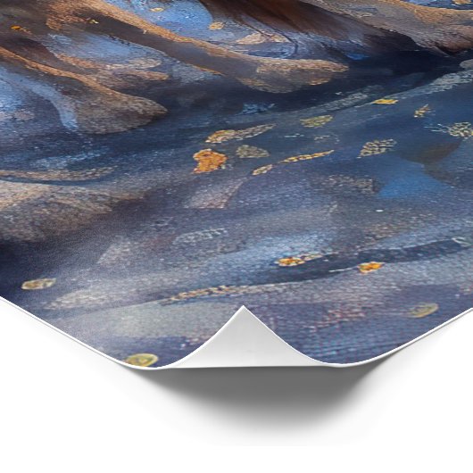 イングリッシュスリンガースパニエル犬クリスマスフェスティバルシーズン ポスター (コーナー)