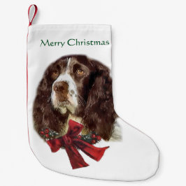 イングリッシュスリンガースパニエル犬クリスマス スモールクリスマスストッキング