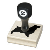 イングリッシュスリンガースパニエル犬ドッグブリードシルエット ラバースタンプ (スタンプ)