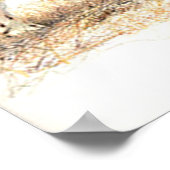 イングリッシュスリンガースパニエル犬ドッグポートレートポスタープリント ポスター (角)