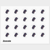 イングリッシュスリンガースパニエル犬パパ2 ラウンドシール (シート)