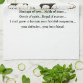 イングリッシュスリンガースパニエル犬パピーズ キッチンタオル (折り畳み)