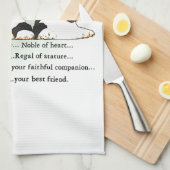 イングリッシュスリンガースパニエル犬パピーズ キッチンタオル (四つ折り)