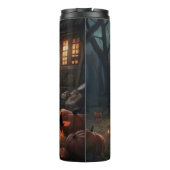 イングリッシュスリンガースパニエル犬パンプキンスハロウィンホラー タンブラー (裏面)