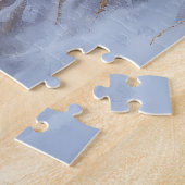 イングリッシュスリンガースパニエル犬レットイットスノークリスマス ジグソーパズル (側面)