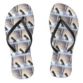 イングリッシュスリンガースパニエル犬レットイットスノークリスマス ビーチサンダル (ソール)