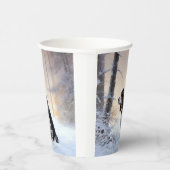 イングリッシュスリンガースパニエル犬レットイットスノークリスマス 紙コップ (右)