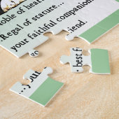 イングリッシュスリンガースパニエル犬伝統オブラブ ジグソーパズル (側面)