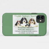 イングリッシュスリンガースパニエル犬伝統オブラブ Case-Mate iPhoneケース (裏面(横))