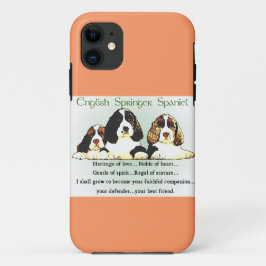 イングリッシュスリンガースパニエル犬伝統オブラブ iPhone 11 ケース