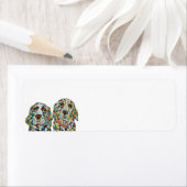 イングリッシュスリンガースパニエル犬住所 シール (インサイチュ)