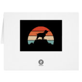 イングリッシュスリンガースパニエル犬 (裏面横)