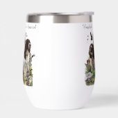 イングリッシュスリンガースパニエル犬，アート (左面)