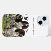 イングリッシュスリンガースパニエル犬，アート Case-Mate iPhoneケース (裏面 (横))