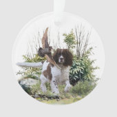 イングリッシュスリンガースパニエル犬 オーナメント (正面)