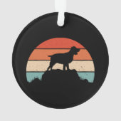 イングリッシュスリンガースパニエル犬 オーナメント (裏面)