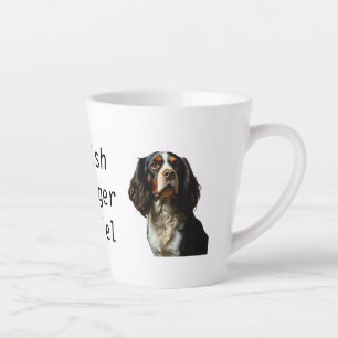 イングリッシュスリンガースパニエル犬 カフェラテマグ