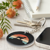 イングリッシュスリンガースパニエル犬 キーホルダー (正面右)