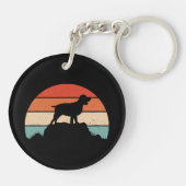 イングリッシュスリンガースパニエル犬 キーホルダー (裏面)