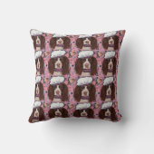 イングリッシュスリンガースパニエル犬 クッション (裏面)