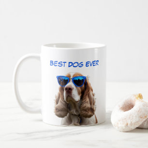 イングリッシュスリンガースパニエル犬 コーヒーマグカップ