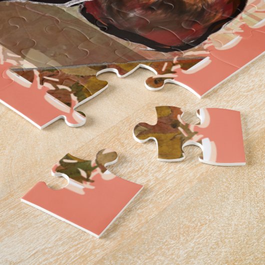 イングリッシュスリンガースパニエル犬 ジグソーパズル (側面)