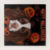 イングリッシュスリンガースパニエル犬 ジグソーパズル (横)