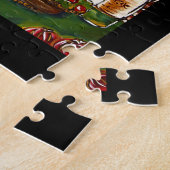 イングリッシュスリンガースパニエル犬 ジグソーパズル (側面)