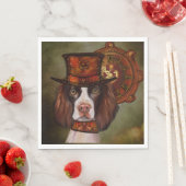 イングリッシュスリンガースパニエル犬 スタンダードランチョンナプキン (インサイチュ)