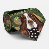 イングリッシュスリンガースパニエル犬 ネクタイ (ロール)