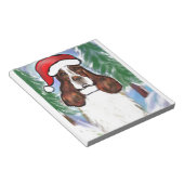 イングリッシュスリンガースパニエル犬 ノートパッド (アングル)
