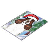 イングリッシュスリンガースパニエル犬 ノートブック (左側)