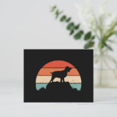 イングリッシュスリンガースパニエル犬 ポストカード (スタンド正面)