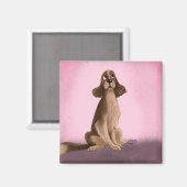 イングリッシュスリンガースパニエル犬 マグネット (正面/裏面)
