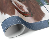 イングリッシュスリンガースパニエル犬 ラッピングペーパー (ロールコーナー)