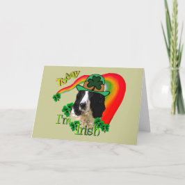 イングリッシュスリンガースパニエル犬St patricks day カード