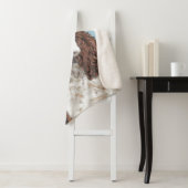 イングリッシュスリンガー絵画スパニエル犬オリジナルドッグアート シェルパブランケット (インサイチュ)