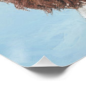 イングリッシュスリンガー絵画スパニエル犬オリジナルドッグアート ポスター (コーナー)