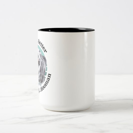 イングリッシュセおもしろいッター引用文2トーンコーヒーマグ ツートーンマグカップ (中央)