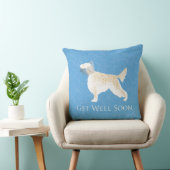 イングリッシュセッターが犬のシルエットを上手に仕上げる クッション (椅子)