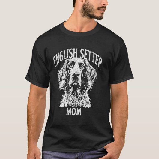 イングリッシュセッターの母 Tシャツ (正面)