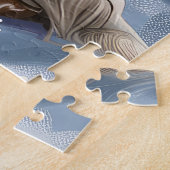 イングリッシュセッターウィンターワンダーランドクリスマスジョイ ジグソーパズル (側面)