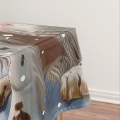 イングリッシュセッターウィンターワンダーランドクリスマスジョイ テーブルクロス (インサイチュ)