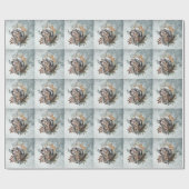 イングリッシュセッターウッドコック狩り ラッピングペーパー (フラット)