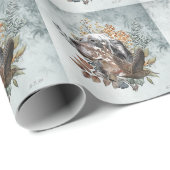 イングリッシュセッターウッドコック狩り ラッピングペーパー (ロールコーナー)